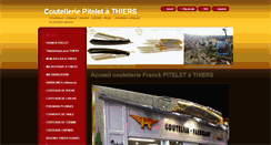 Desktop Screenshot of coutellerie-pitelet.com