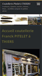 Mobile Screenshot of coutellerie-pitelet.com